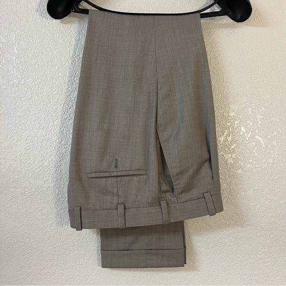 Studio Suits Tan Wool Suit - Picture 6 of 8